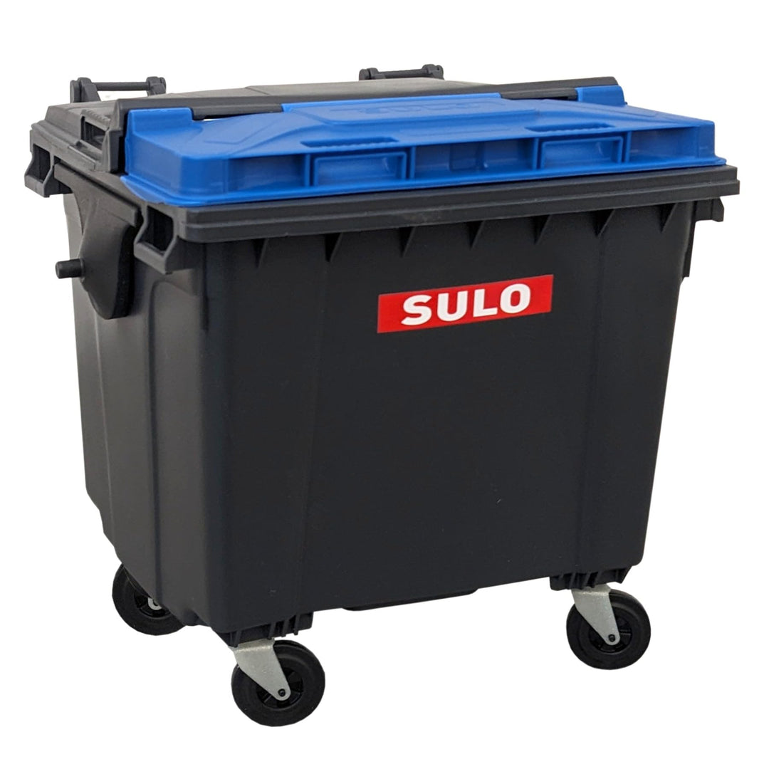 Sulo Mini Mülltonne Container 1100L Nachbildung | Tisch-Mülleimer Klein | Desktop Büro Schreibtisch