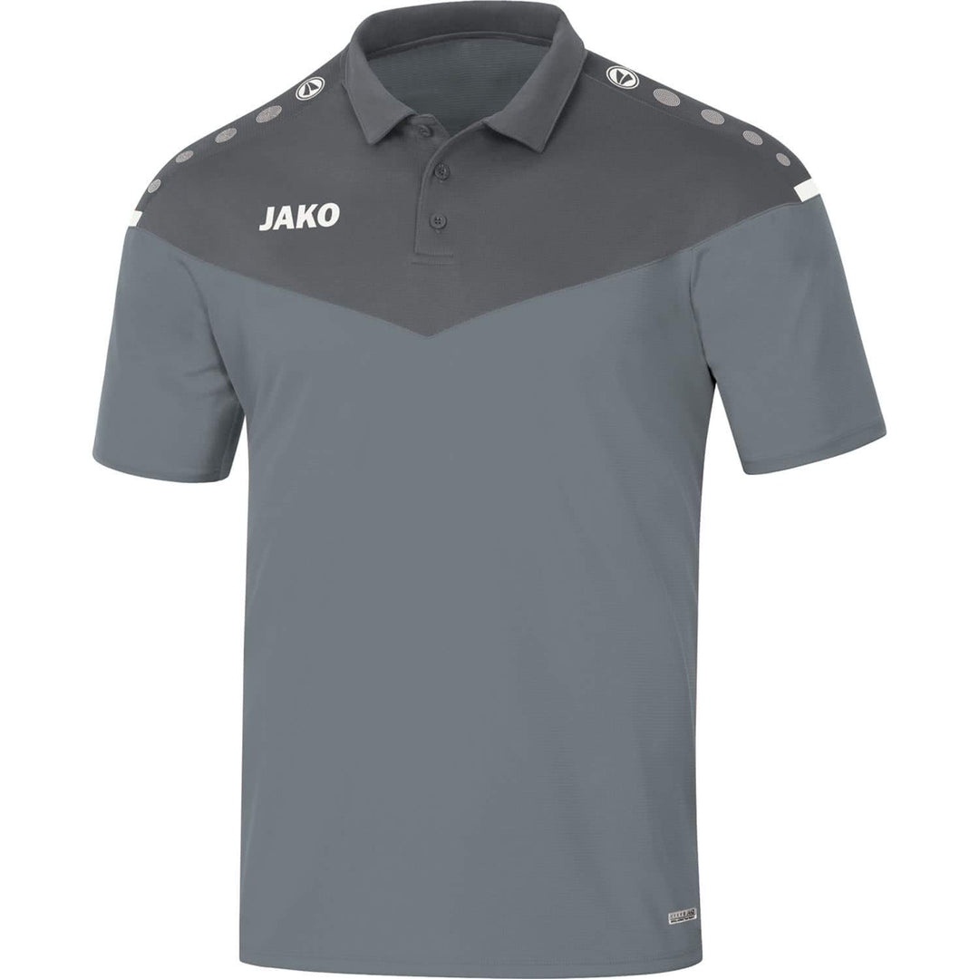 JAKO Champ 2.0 Poloshirt Damen Damen 34 Steingrau/Anthra Light, 34 Steingrau/Anthra Light