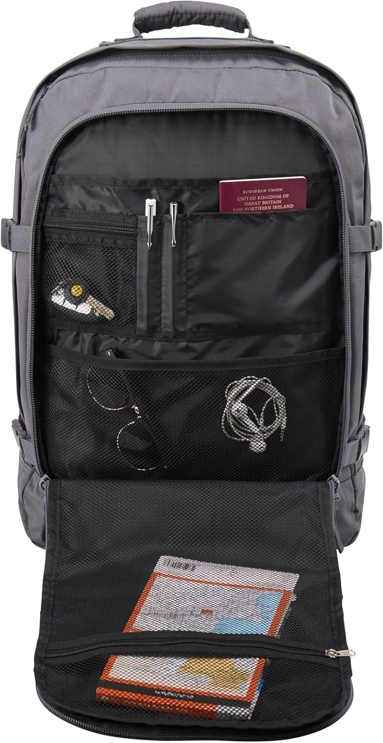 Cabin Max Metz Handgepäck Rucksack 55x40x20 cm – 44L Reiserucksack kompatibel mit EasyJet & Ryanair