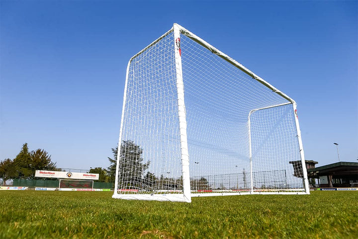 POWERSHOT® Fussballtor 5 x 2m PRO - Made IN Germany - Super stabiles uPVC und Super Design, WETTERFE