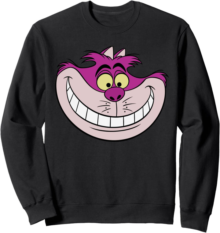 Disney Alice in Wonderland Cheshire Cat Grin Sweatshirt
