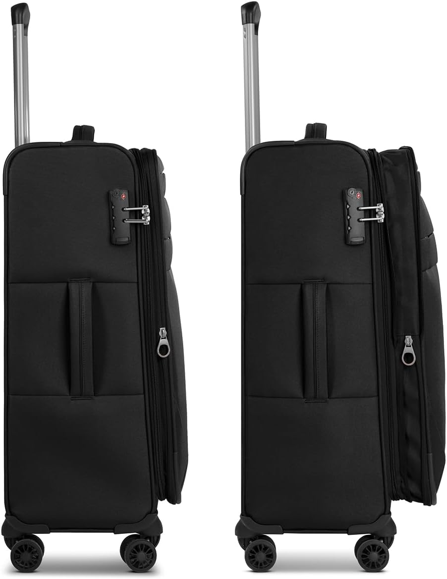 Worldpack Weichgepäck Koffer-Set 3-teilig | Reise-Trolleys aus hochwertigem, robustem Polyester Mate