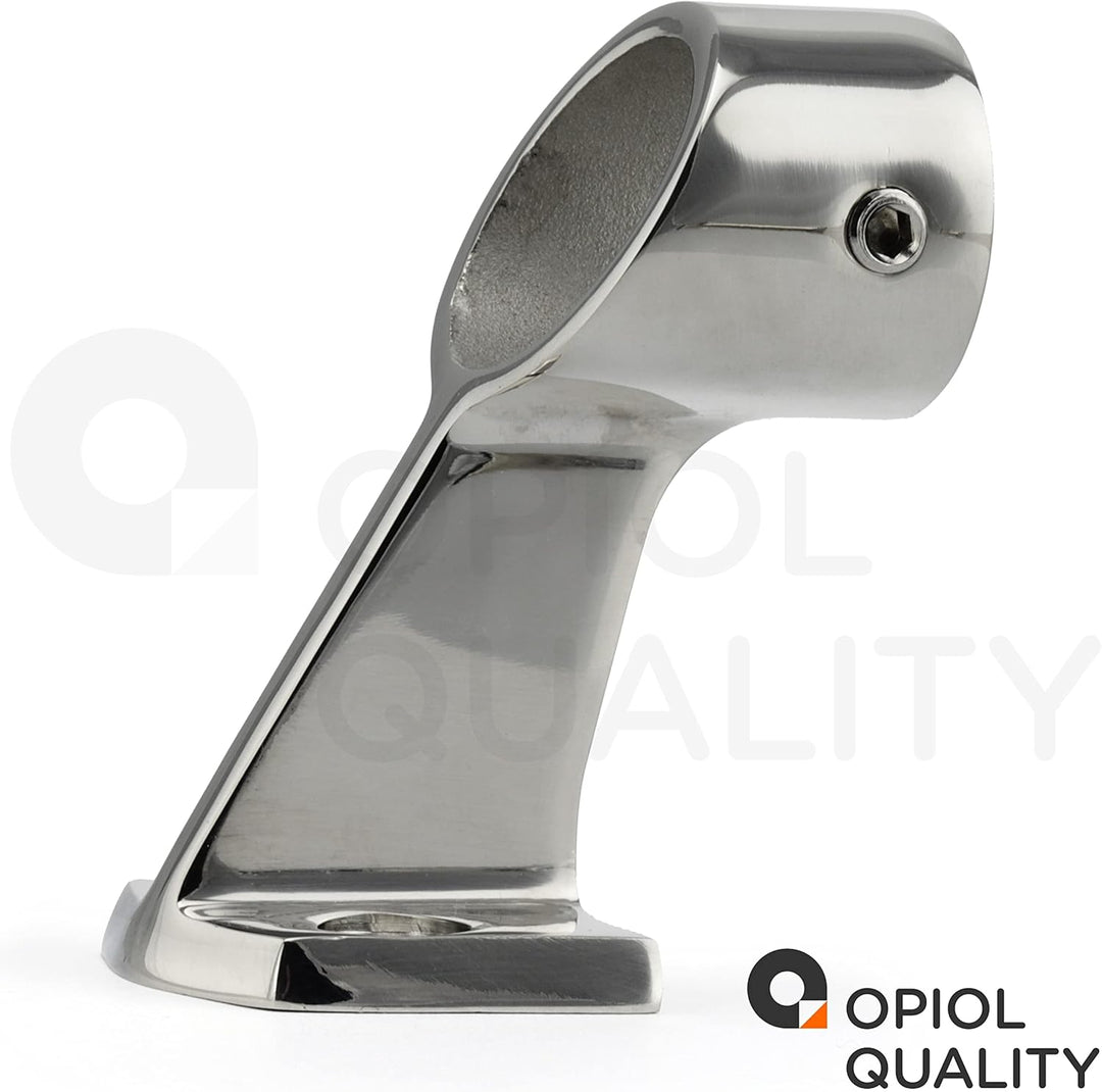 Handlaufhalter Edelstahl A4 V4A 60° 22mm (2 Stück) Handlaufdurchlass Handlauf Geländer Reling Durchl