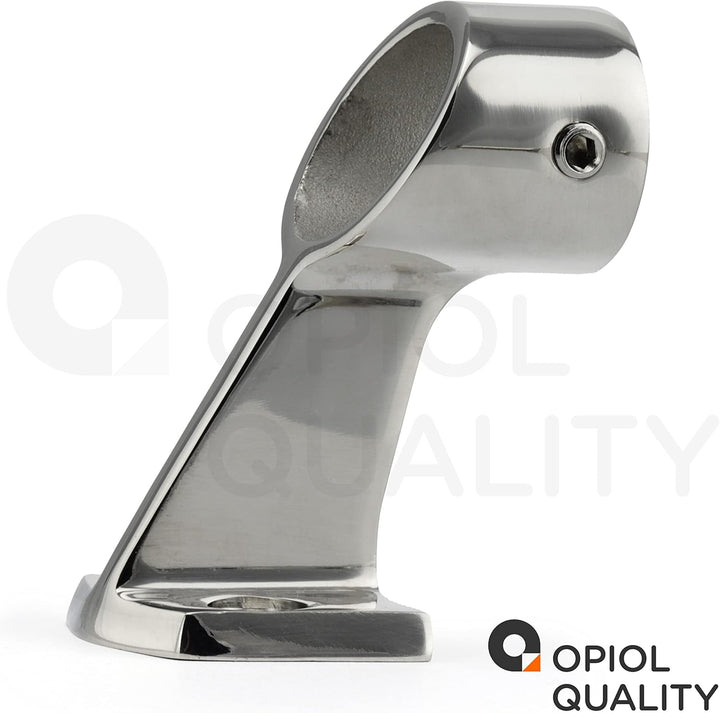 Handlaufhalter Edelstahl A4 V4A 60° 22mm (2 Stück) Handlaufdurchlass Handlauf Geländer Reling Durchl