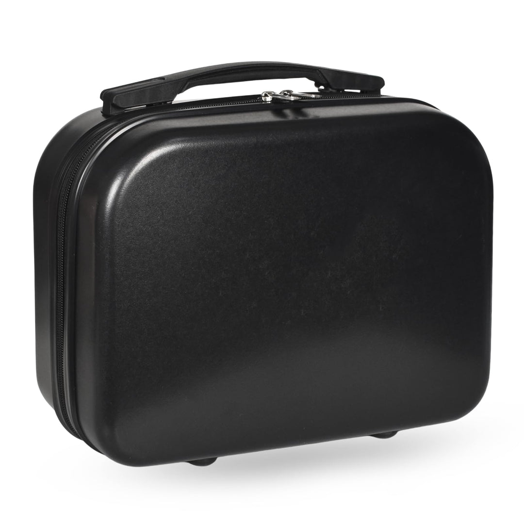 Handgepäck Kosmetikkoffer Schwarz Damen Make up Koffer & Beautycase, Schminkkoffer Friseurkoffer Kos