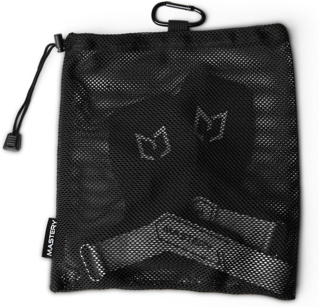MASTERY Gripmaster 1.0 - Grips für Cross Training, Gymnastik, Pull Ups, Muscle Ups, No Chalk Weiss L