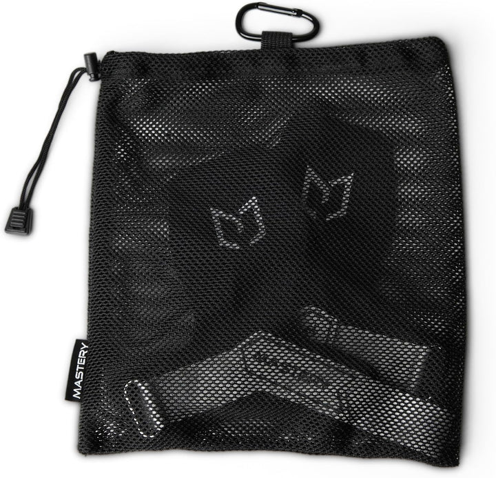MASTERY Gripmaster 1.0 - Grips für Cross Training, Gymnastik, Pull Ups, Muscle Ups, No Chalk Weiss L