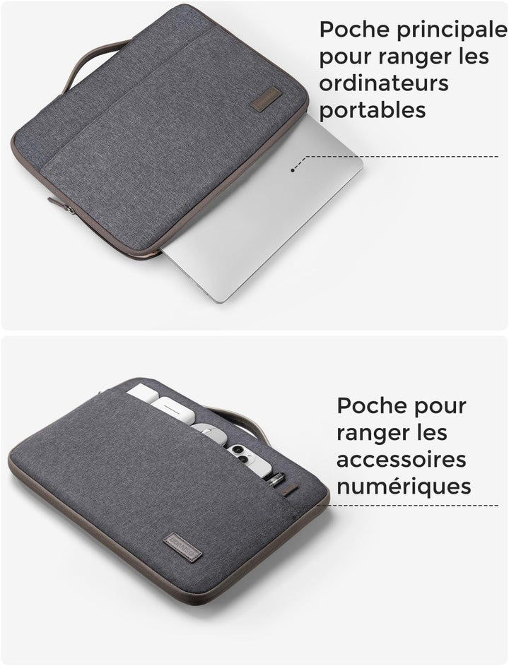 DOMISO 17 Zoll Wasserdicht Laptophülle Laptop Sleeve Case Notebook Hülle Tasche für 17.3" HP Pavilio