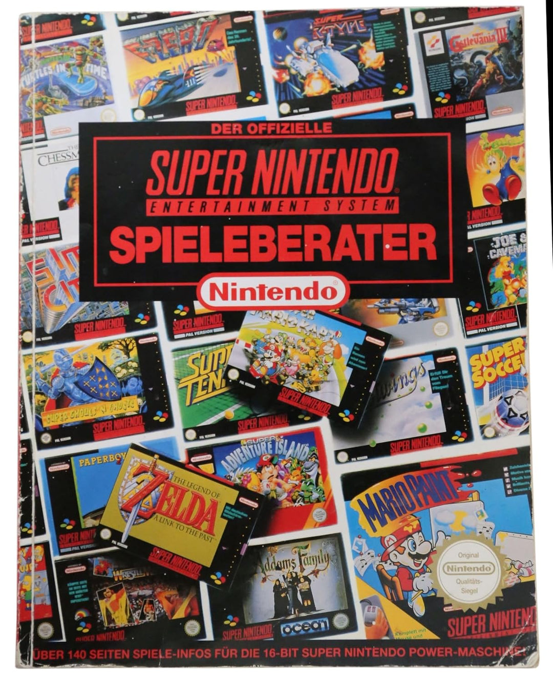 1x SNES Spieleberater 1 - Offizielles Lösungsbuch / Offizieller Spieleberater für SNES Super Nintend