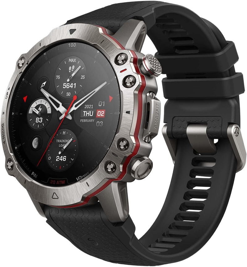 Amazfit Falcon Outdoor Smartwatch mit Dual-Band GPS, Smarter Sportcoach, Trainingsvorlagen, 150 Spor