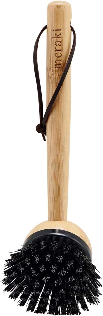 Meraki Spülbürste | Reinigungsbürste für Pfannen, Töpfe, Küchenspülbeckenreinigung, l.: 22 cm, mkhg0