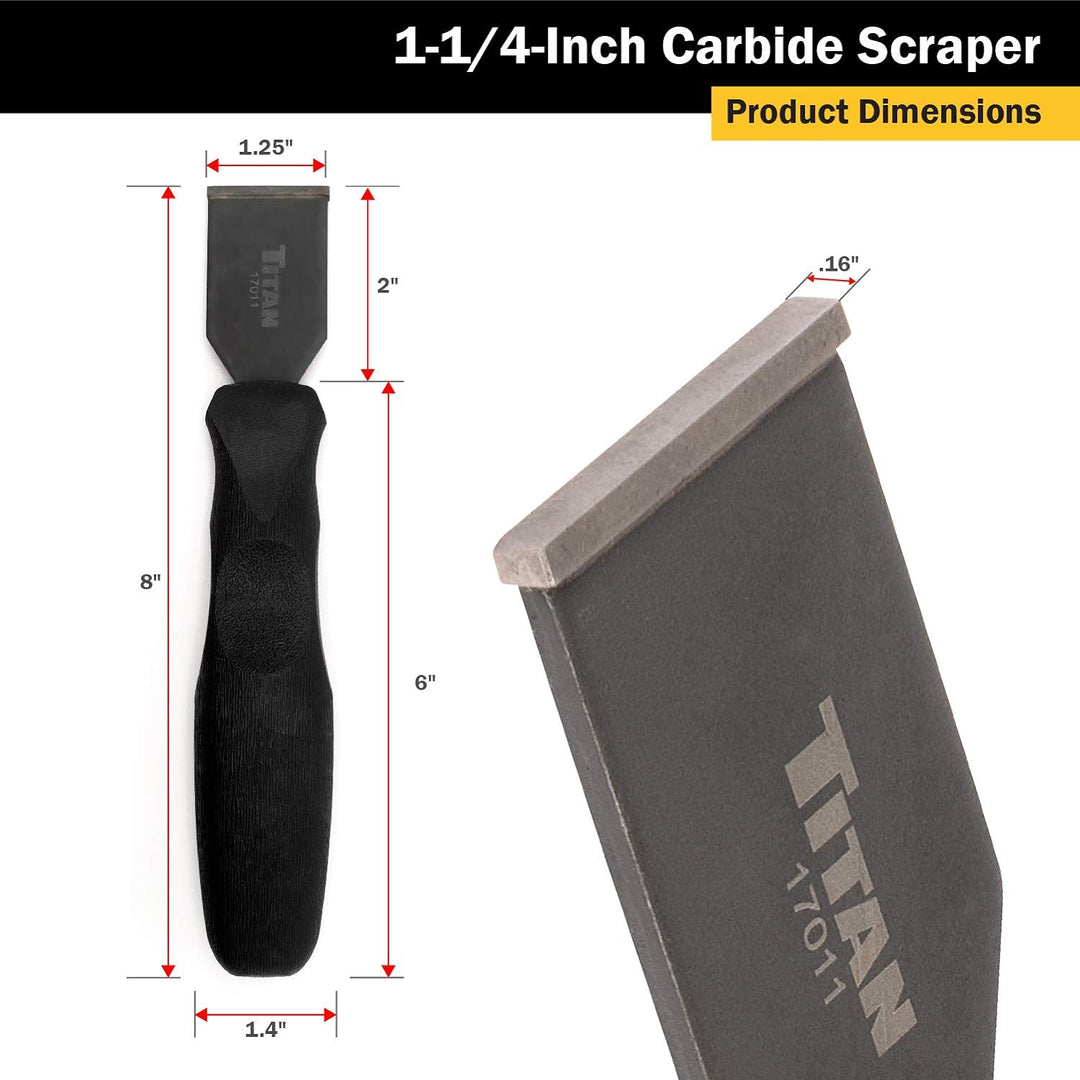 Titan - 1-1/4 Hartmetallschaber (17011) One Size, One Size
