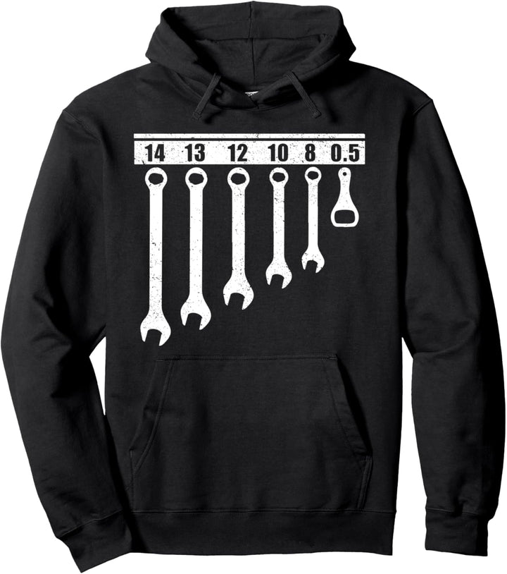 Werkzeug und Flaschenöffner Lustiges Bier Geschenk Saufen Pullover Hoodie