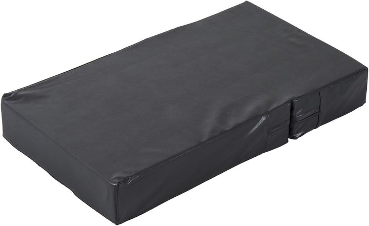 PawHut Tiertreppe Tierunterlage Klappbar Hundetreppe Treppe Unterlage für Katzen und Hunde Schwarz L