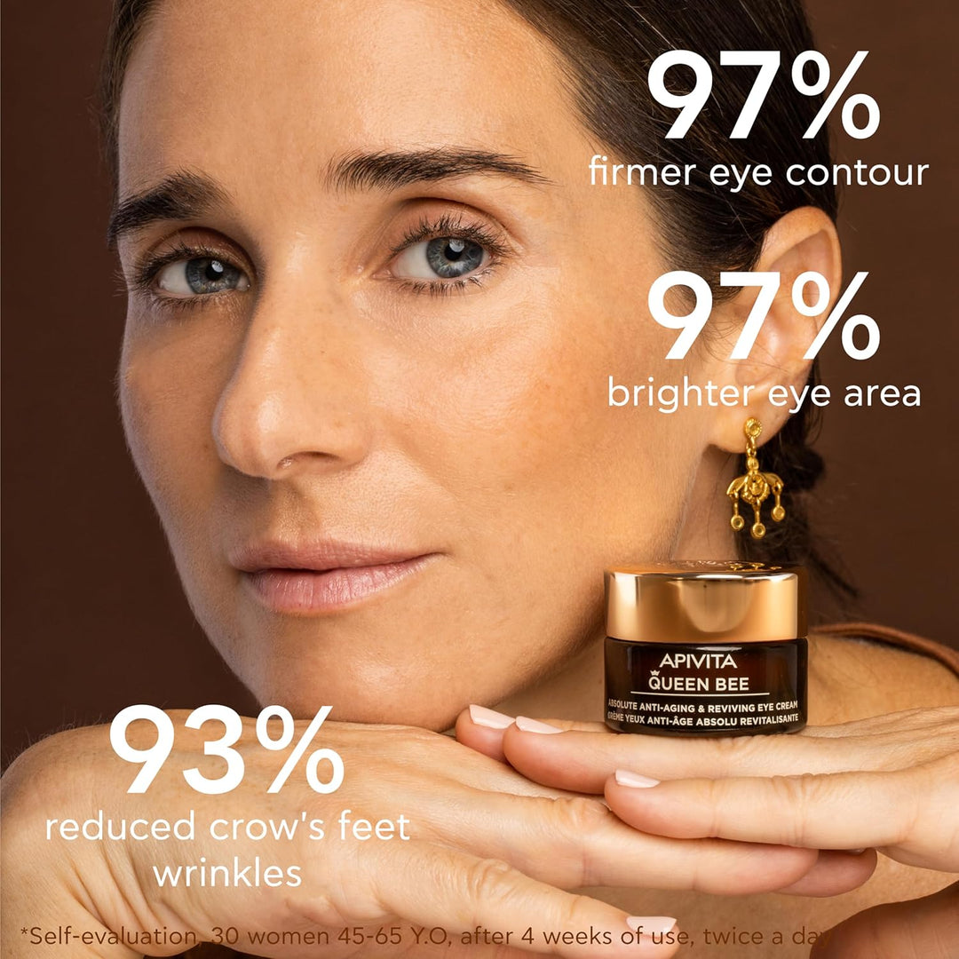 APIVITA Queen Bee Absolute Anti-Aging & Reviving Eye Cream, 15 ml