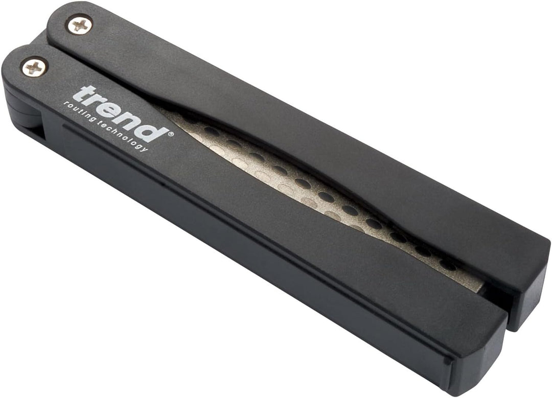 Trend Craftpro Klappbarer Griff Doppelseitiger Diamant 4 Zoll Schärfstein, CR/DWS/F4/FC