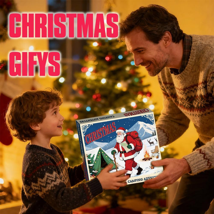 Survival Kit Adventskalender für Männer Erwachsene - 24 Tage Weihnachtskalender mit Survival Tools f