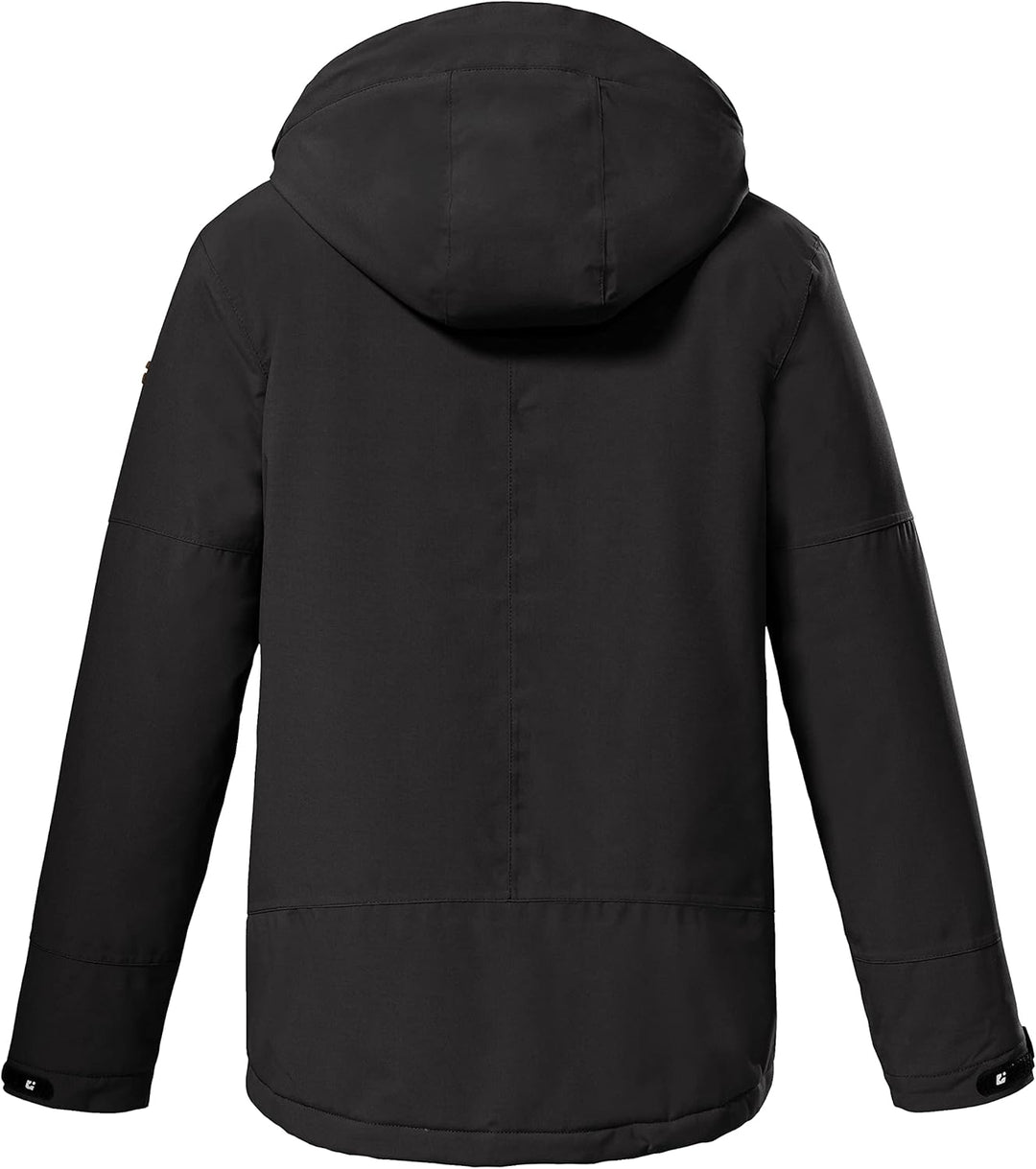 Killtec Jungen Kow 206 Bys Jckt Outdoorjacke/Funktionsjacke mit Kapuze 116 Schwarz, 116 Schwarz