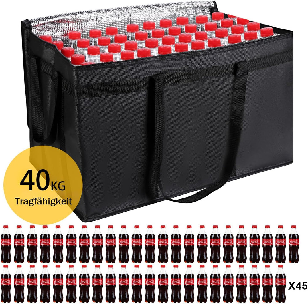 Ein Satz von 2 ,82L kühltasche gross gross kühlbox einkaufskorb isolierte Grosse XL kühlkorb isolier