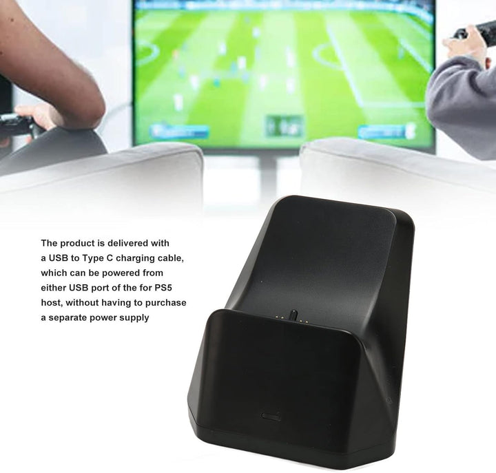 Controller-Ladestation, LED-Anzeige, Gamepad-Ladestation mit Rutschfester Gummiauflage, Ladestation,