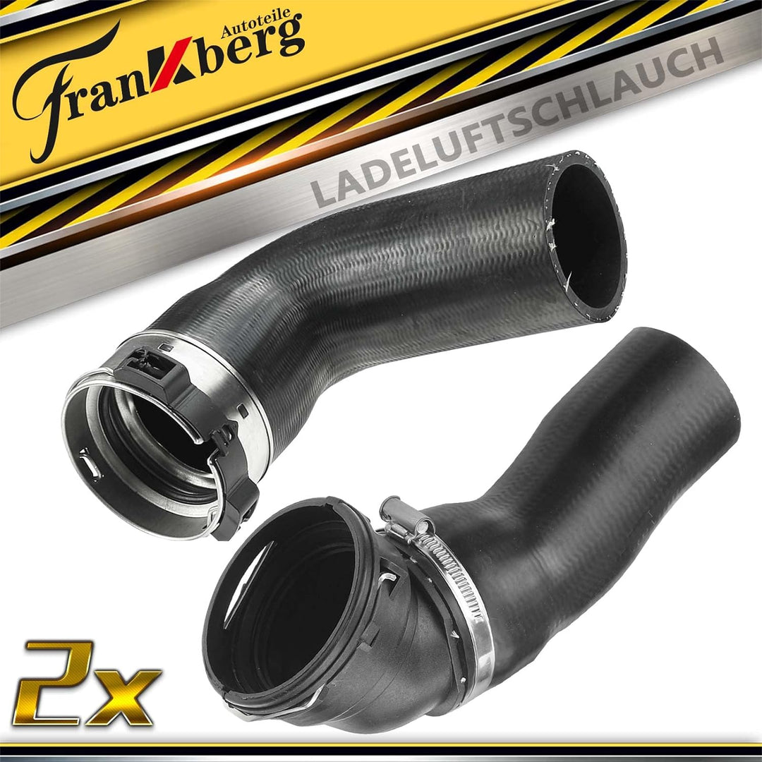 2x Ladeluftschlauch Turboschlauch für 5er E60 5er Touring E61 525 530 2.5L 3.0L Diesel 2002-2010 116