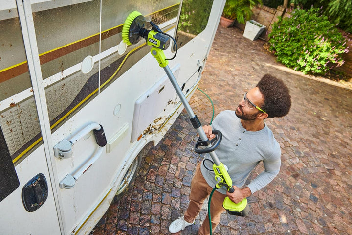 Ryobi - Weiche Bürste, 18 cm, für Haus und Gartenmöbel, kompatibel mit motorisierten Bürsten R18TPS,