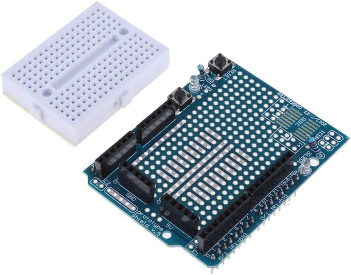 HiLetgo® – Uno-R3-Proto-Shield, Prototyp, Erweiterungsplatine, mit SYB-170 Mini-Lochrasterplatine, B