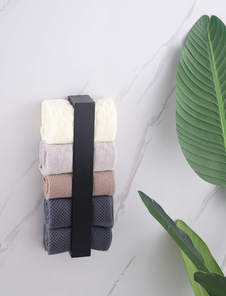 Handtuchhalter HH40 Wandmontage - Farbe wählbar, Farbe:Schwarz matt