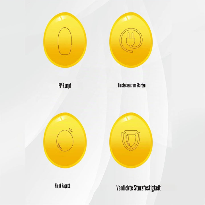 Elektrischer Egg Scrambler, Golden Egg Shaker Schneebesen Egg Spinner Egg Dotter Mixer Golden Egg Ma