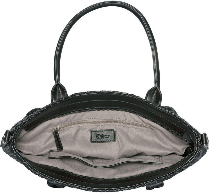 Gabor Emilia Zip Shopper Schwarz 37 x 14 x 27, Schwarz 37 x 14 x 27