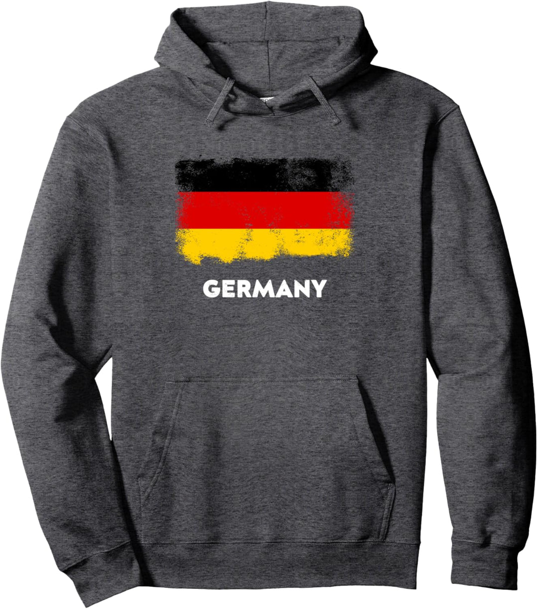Deutschland Germany Flagge Schwarz Rot Gelb Pullover Hoodie