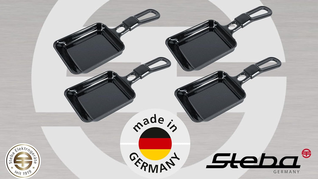 Steba 380005 Universal Raclette-Pfännchen 4er