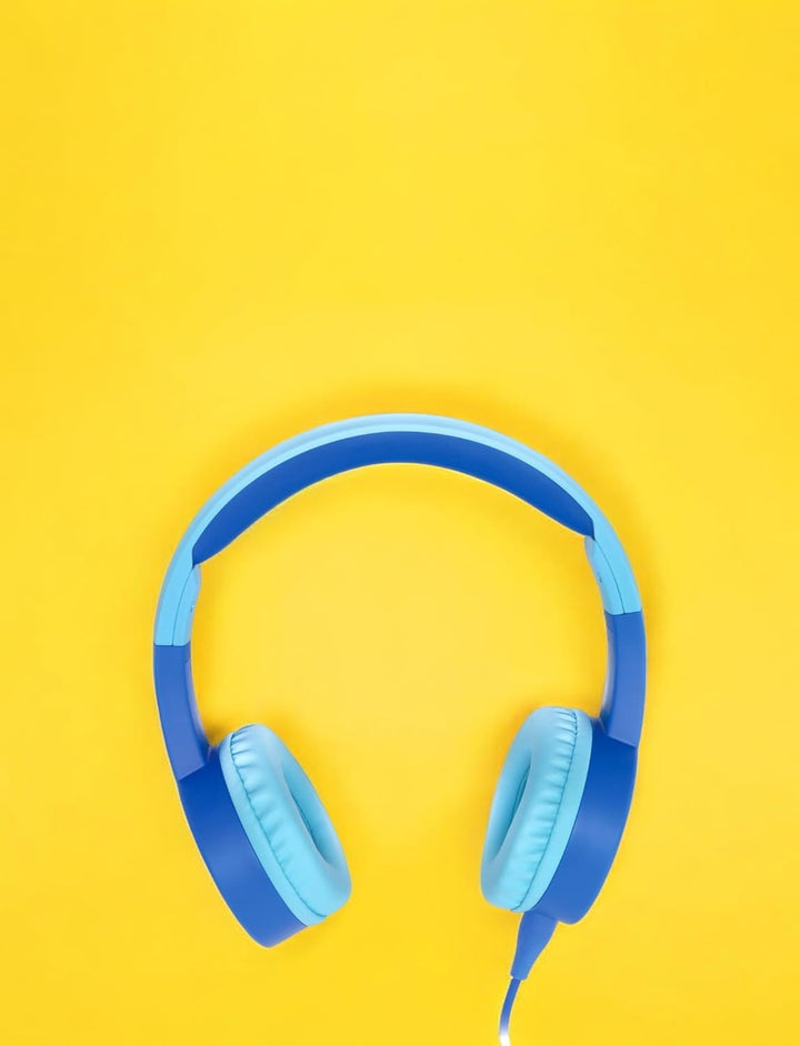 BLAUPUNKT Kids Kopfhörer KKH10 blau, Kinderkopfhörer mit Kabel, 3,5 mm Klinke AUX, Lautstärkebegrenz