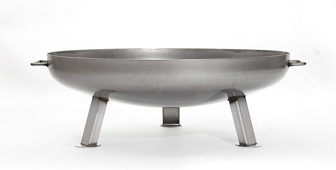 Czaja Stanzteile Edelstahl Feuerschalen Kiel Ø 55 cm aus rostfreiem, hitzebeständigem Edelstahl, Feu