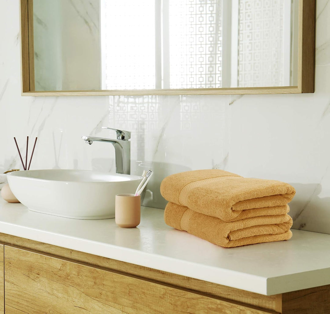 Utopia Towels - 8 teilig Handtücher Set aus Baumwolle mit Aufhänger - 2 Badetuch, 2 Handtücher und 4