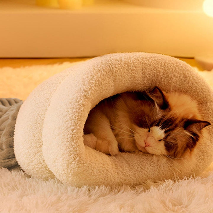 Katzen Winterschlafsack - Katzenschlafsack Für Wohnungskatzen | Weicher Bequemer Katzen Winterschlaf