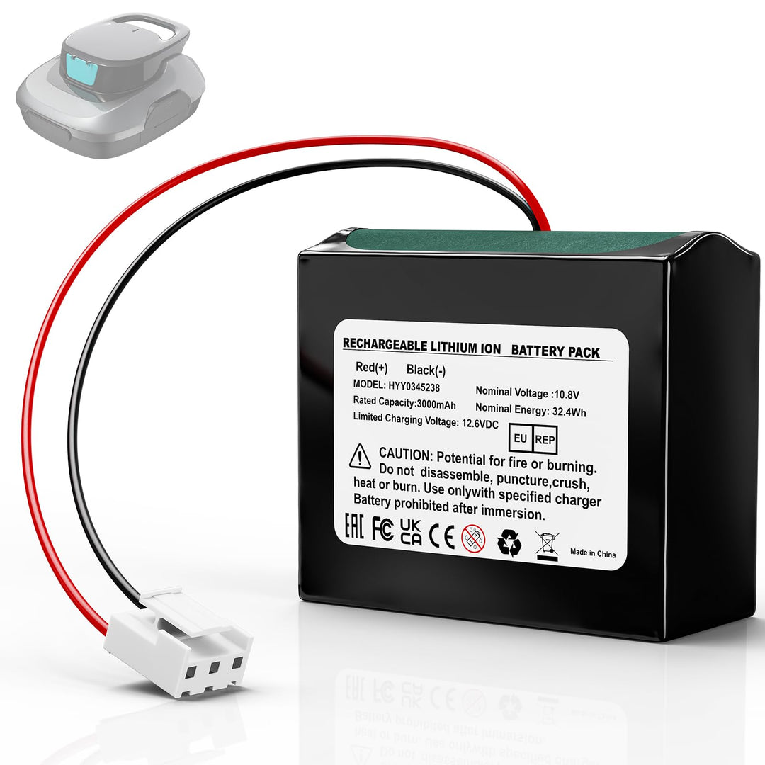 3000mah Scuba SE Poolroboter-Akku, Ersatzakku für den kabellosen Poolreiniger Aiper Scuba SE, Aiper-