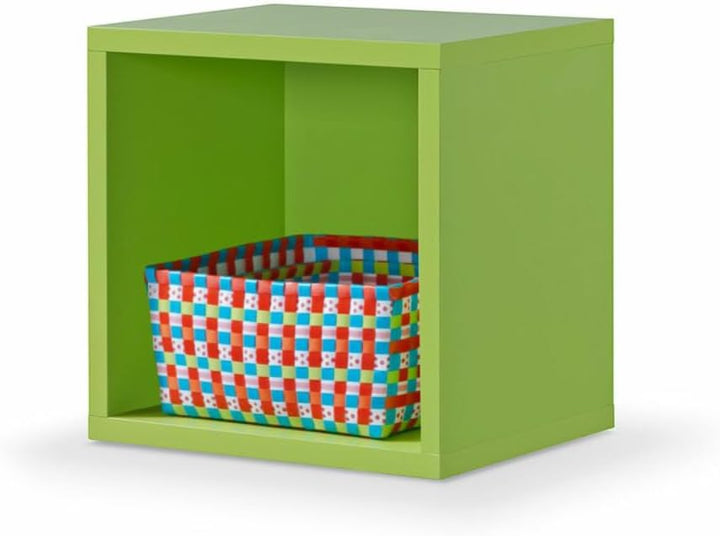 moebel-dich-auf Standregal Cube 1er Regallwürfel, Montage per Click-System Werkzeuglos (grün), Grün