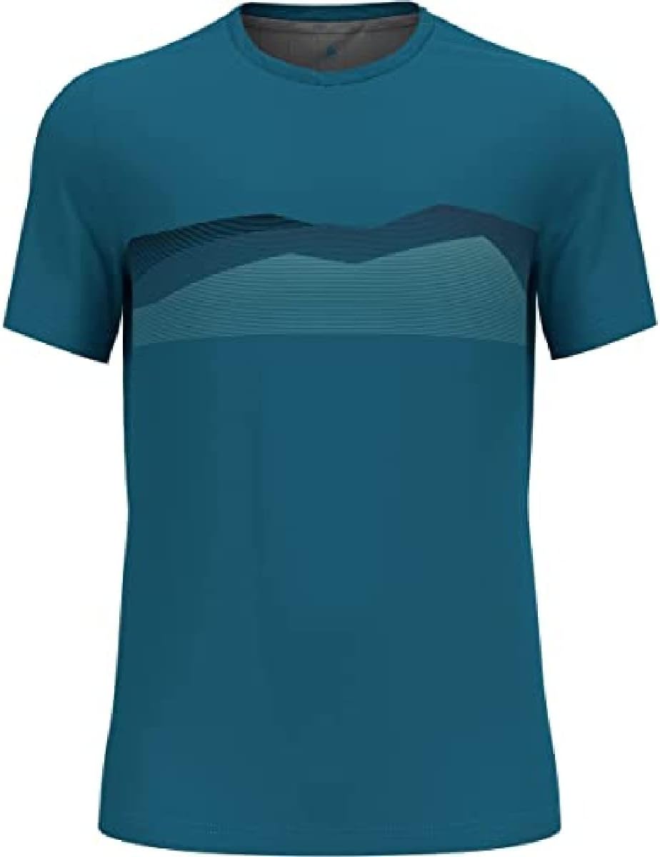 Odlo Herren F-Dry Ridgeline_551402 Kurzarm Shirt S Saxony Blue, S Saxony Blue