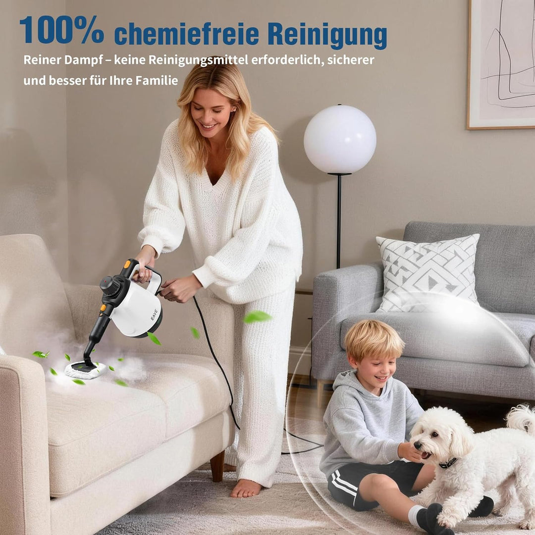 Dampfreiniger Handgerät, 110℃ Steam Cleaner zur effizienten Reinigung, vielseitiger Dampfreiniger fü