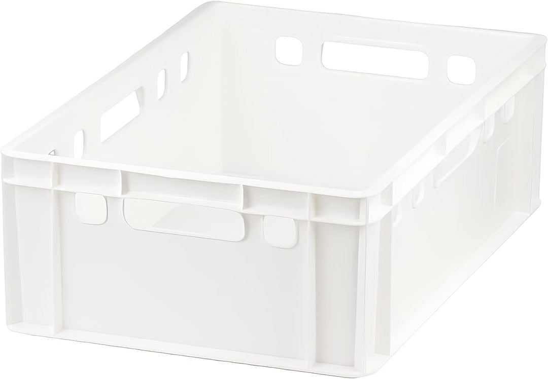 5 Stück E2 Kisten 600x400x200 Fleischkiste Lagerkiste Metzgerkiste in weiss