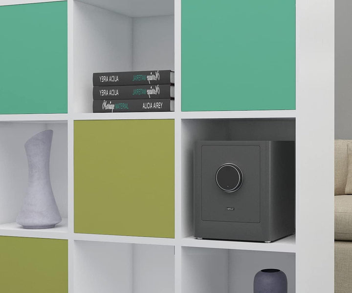 mySafe Premium 450 | elektronischer Schrank-Tresor | Zahlencode & Fingerscan | modernes Design | hoh