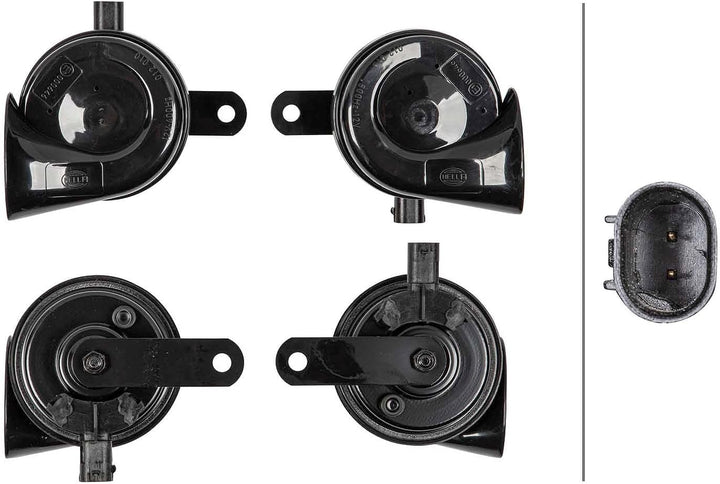 HELLA Fanfare - OE-CONNECT HORN TE26 SET - 12V - 110dB(A) - Frequenzbereich von: 400Hz - Frequenzber