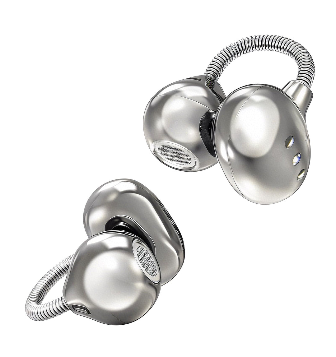 King Lucky Open-Ear Clip-On-Ohrhörer zum Laufen, Bluetooth 6.0 Kabellose Kopfhörer mit Speicherfeder