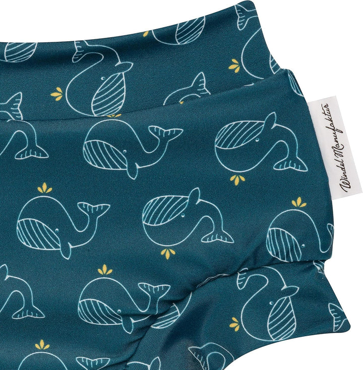 Windelmanufaktur waschbare und wiederverwendbare Schwimmwindel, Badewindel - Made in Germany (Wale,