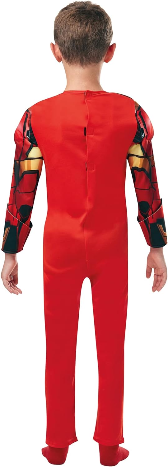 RUBIE'S 640887 9-10 Offizielles Luxuskostüm Iron Man, Marvels Avengers, für Kinder, Einheitsgrösse,
