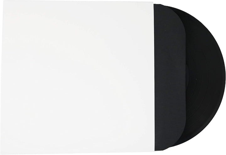 BIG FUDGE Pro Blank Schallplatten Hüllen - 12" x Weiss - 20 Vinyl LP Schutzhüllen 350 g/m² - Kompati