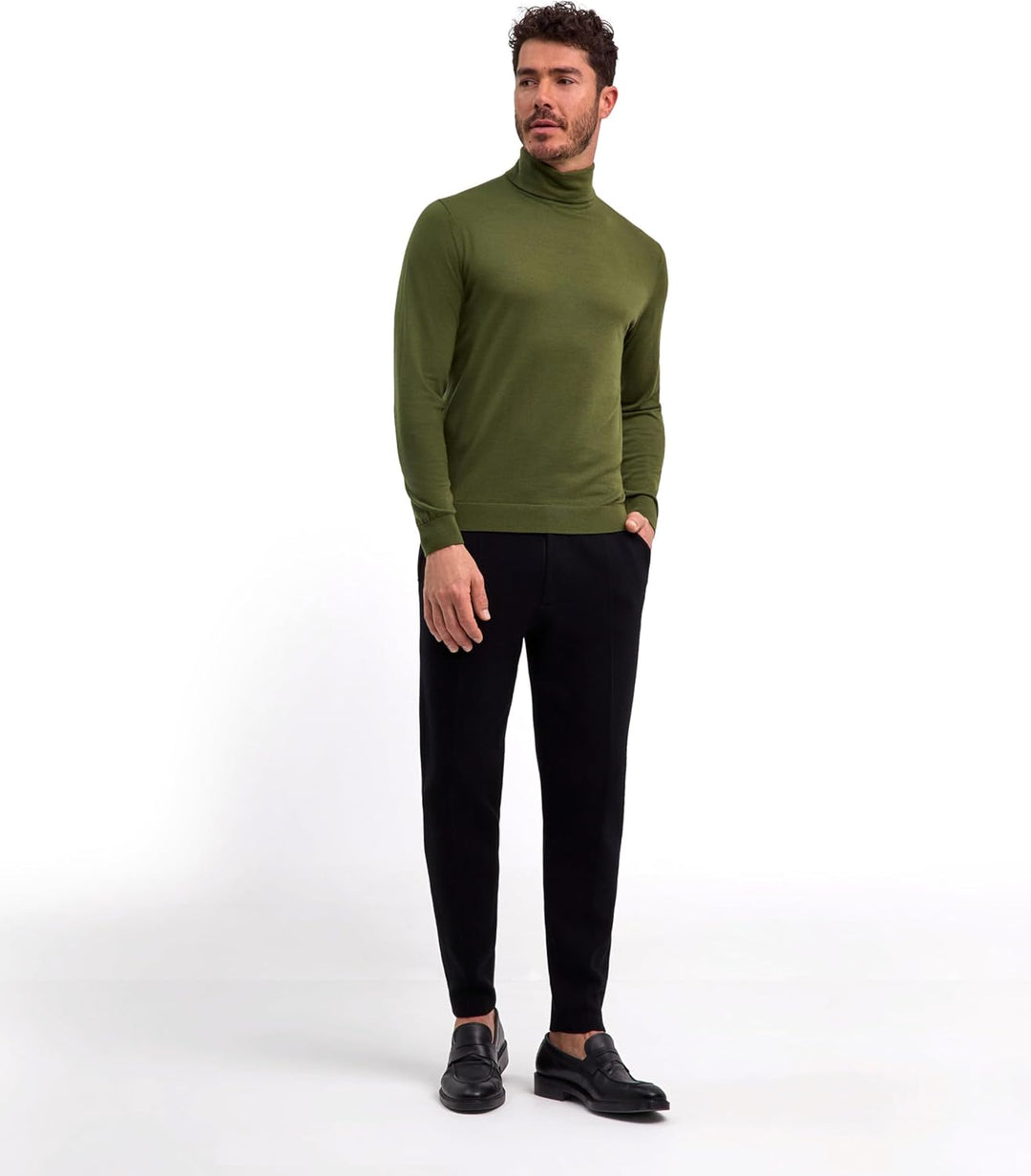 FALKE Herren Basic Roll Neck Rollkragen Pullover elegant klassisch für Business und Freizeit mit Rol