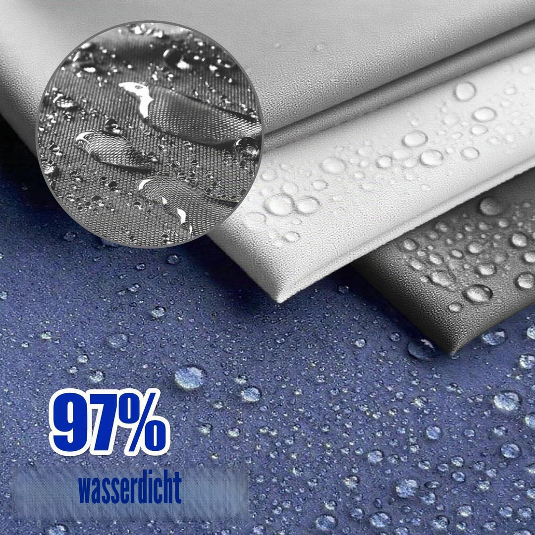 Einziehbares Welle Sonnensegel 1x4m, Verstellbare Pergola Markise mit wasserdichtem &amp; UV-beständigem