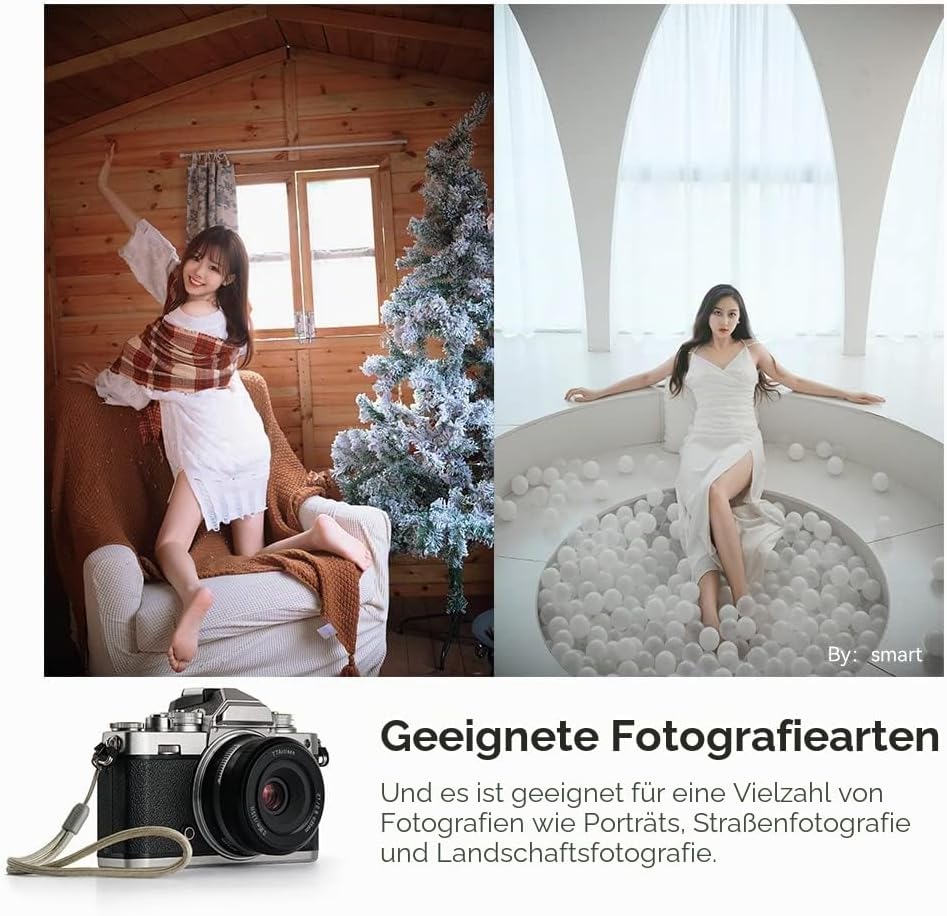 TTARTISAN AF 27 mm F2.8 Objektiv APS-C Autofokus Objektive für Fuji X Mount (X, Schwarz) X-mount Sch